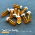 Safety Pill Container for Child Push&Turn Vial